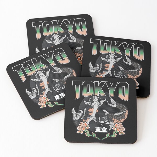 Item preview, Retro Tokyo Japan Koi Fish designed and sold by GraphismNinja.