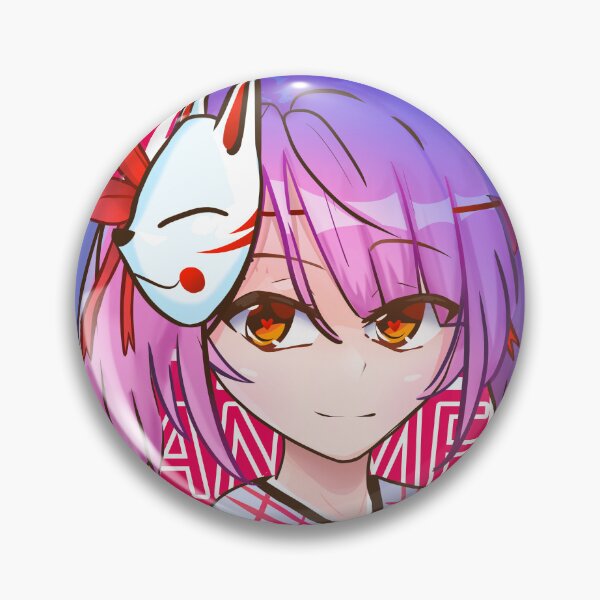 Artikelvorschau, Rosa Kitsune-Mädchen entworfen und verkauft von AnimNoodle.