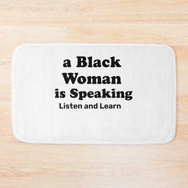 Aperçu de l'œuvre A Black Woman Is Speaking Speak And Learn créée et vendue par CHEMMSI.
