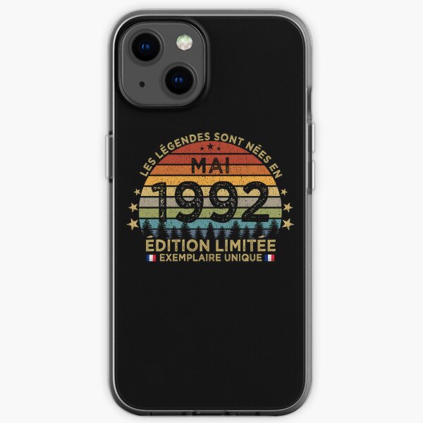 Anniversaire 30 Ans Les Legendes Sont Nees En Juin 1992 Iphone Case By Cssdru Redbubble