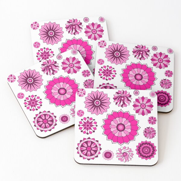 Item preview, Pink Psychedelic Floral Power Pattern designed and sold by Deborah Camp.