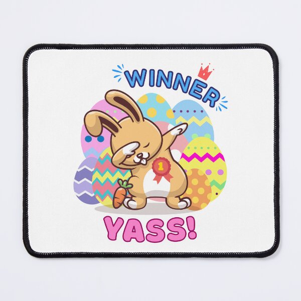 Item preview, Cute Victory Dab Dance Easter Bunny Egg Hunt Winner Yass - Colorful Egg Hunt Easter Celebration designed and sold by Cawaiico.