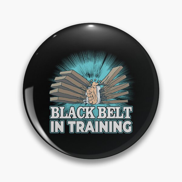 Item preview, Entrenamiento de cinturón negro de estudiante de karate en karate dojo designed and sold by FroziElex.