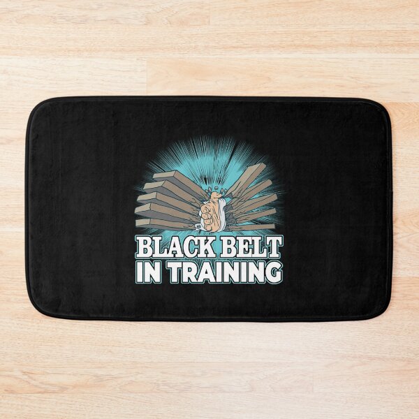 Item preview, Karate student black belt training in karate dojo designed and sold by FroziElex.