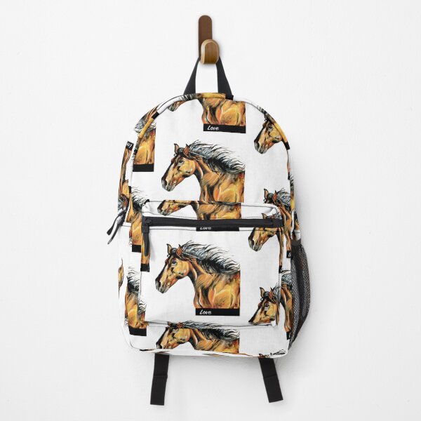 Item preview, Wild horse brown and black by a Canadian Artist Pascale Breton with Love designed and sold by Pascale Breton.