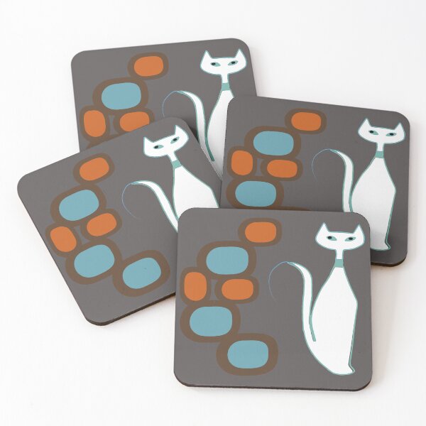 Item preview, Atomic Kitty surrounded by Stepping Stones designed and sold by LisWilliams.