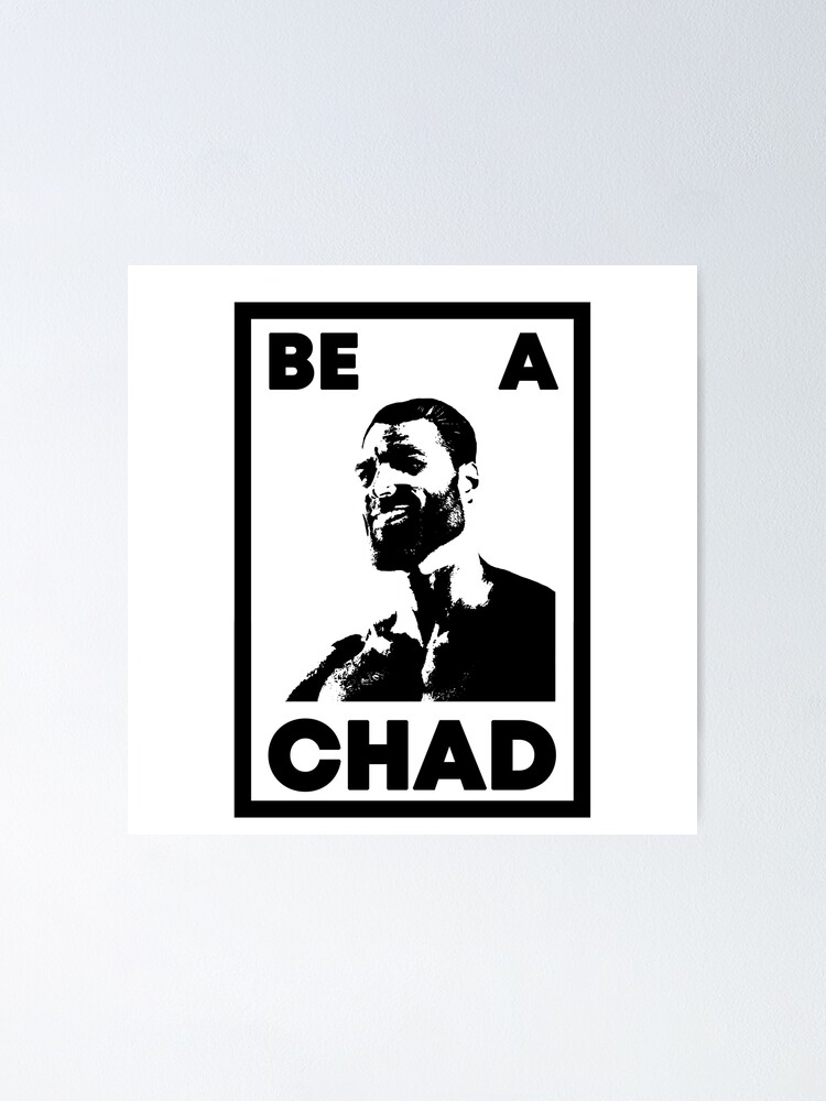 Chad illustration  Poster for Sale by HitTheBalances