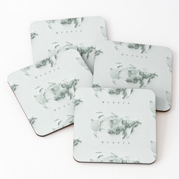 Item preview, Russia Relief Map 3D digitally-rendered designed and sold by ThinkAboutMaps.
