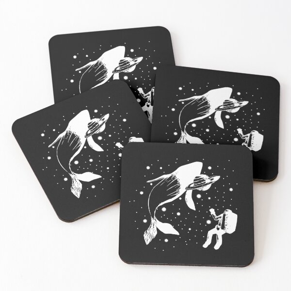 Item preview, Space Whale and Astronaut - dark designed and sold by ThisBjmnID.