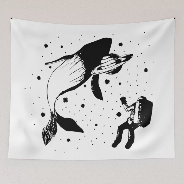 Item preview, Space Whale and Astronaut - light designed and sold by ThisBjmnID.