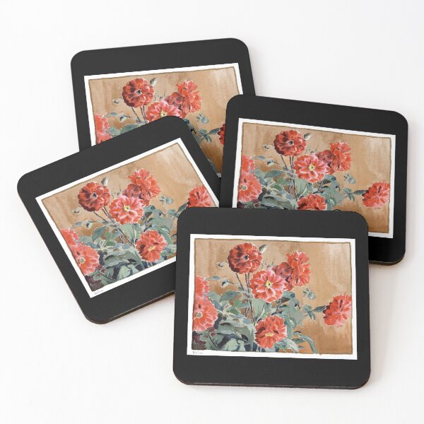 Item preview, Dahlias by Hannah Borger Overbeck designed and sold by KathteeDesign.
