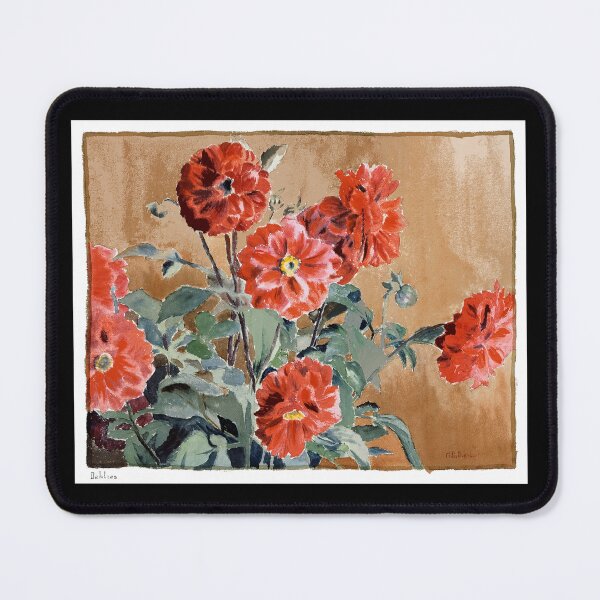 Item preview, Dahlias by Hannah Borger Overbeck designed and sold by KathteeDesign.