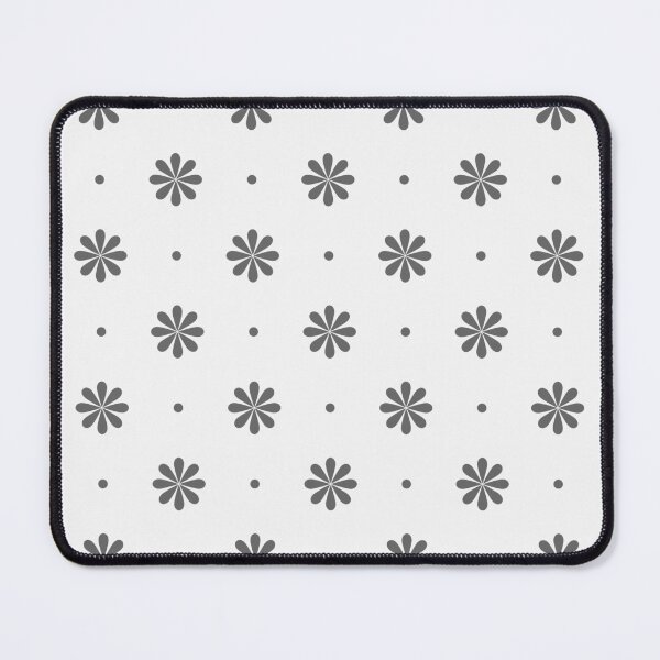 Item preview, Floral grey geometric pattern designed and sold by StudioBarcelona.