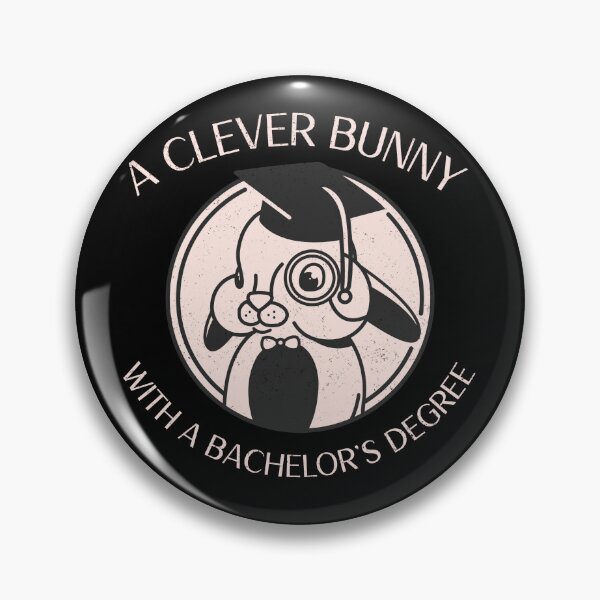 Item preview, Clever Bunny With a Bachelors Degree - University Graduation - Graduatees designed and sold by GraduaTees.