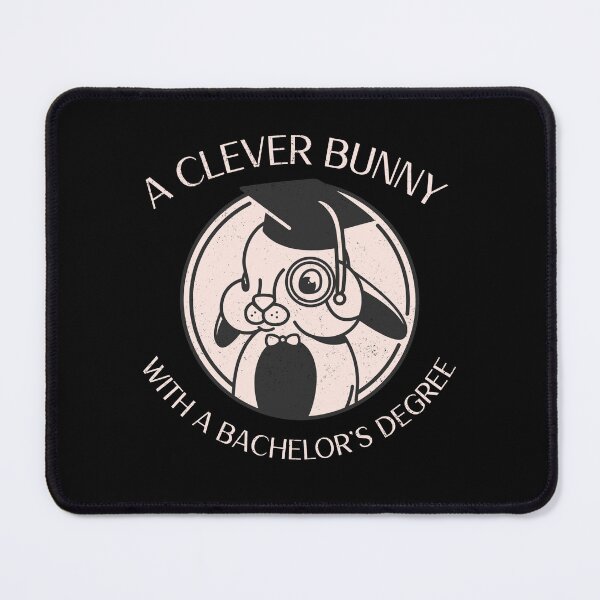 Item preview, Clever Bunny With a Bachelors Degree - University Graduation - Graduatees designed and sold by GraduaTees.