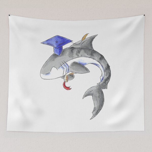 Item preview, Tiger Shark Grad designed and sold by KOKeefeArt.