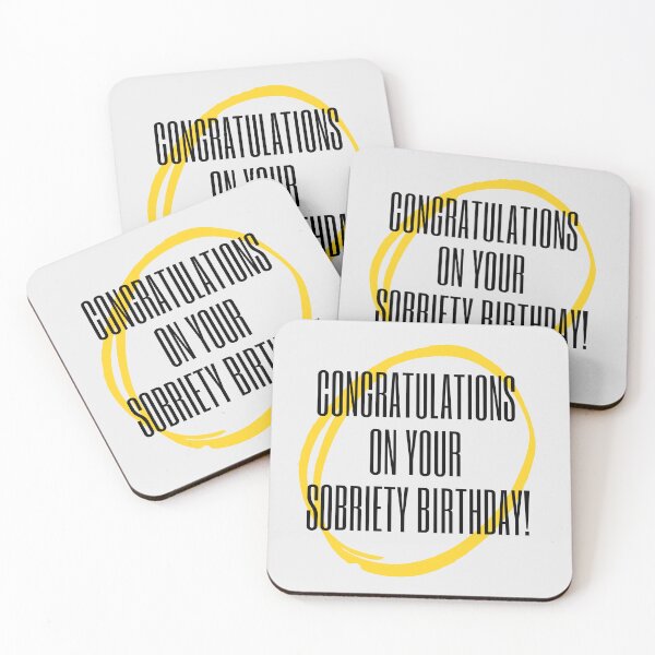 Item preview, Congratulations Sobriety Birthday - AA Congratulations designed and sold by superbling.