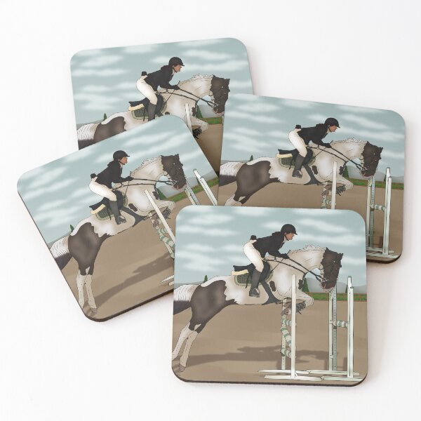 Item preview, Showjumping horse and rider sticker designed and sold by can-of-pringles.