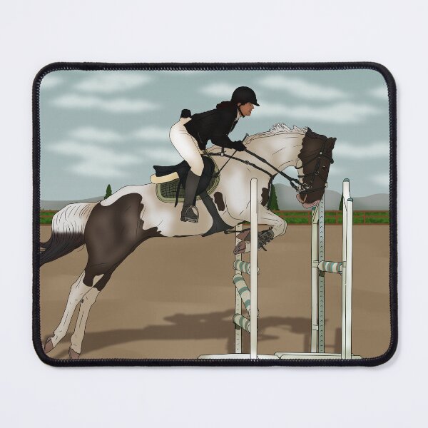 Item preview, Showjumping horse and rider sticker designed and sold by can-of-pringles.