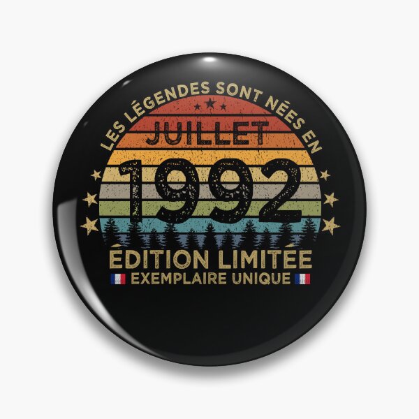 Item preview, Anniversaire 30 Ans Les Legendes Sont Nees en Juillet 1992 designed and sold by cssdru.
