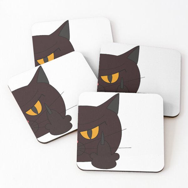 Item preview, Fu**ing Black Cat designed and sold by VentunoGrammi.