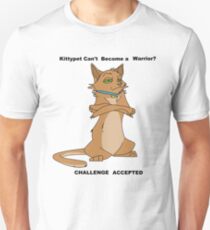 Camiseta unisex Gatos del guerrero: desafío aceptado