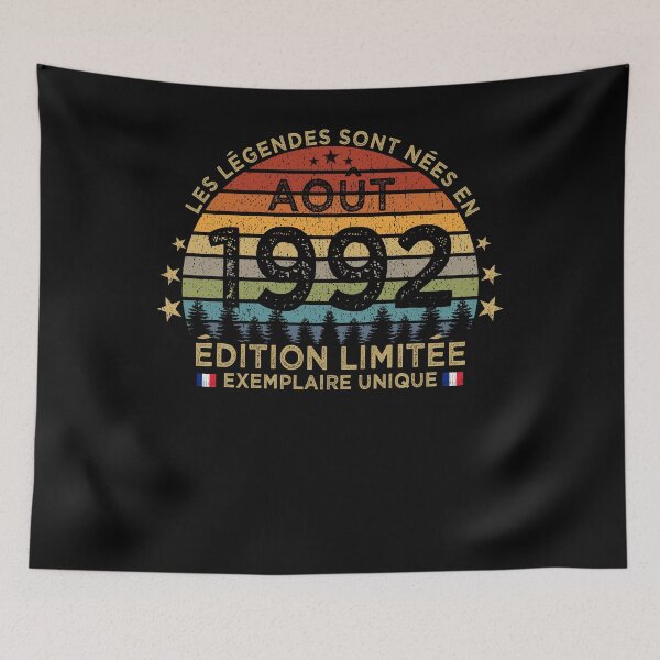 Item preview, Anniversaire 30 Ans Les Legendes Sont Nees en Aout 1992 designed and sold by cssdru.