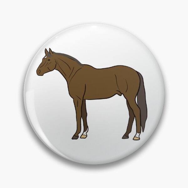 Item preview, Bay Thoroughbred Line Art  designed and sold by bellaszcz.