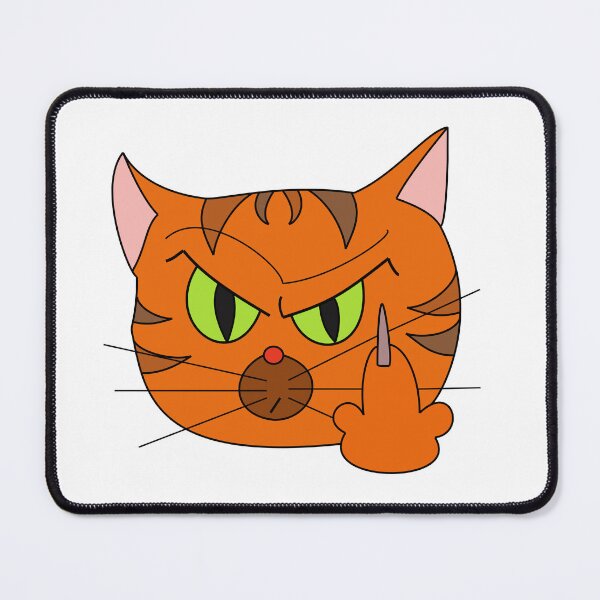 Item preview, Fu**ing Red Stripes Cat designed and sold by VentunoGrammi.