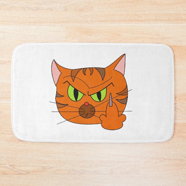 Item preview, Fu**ing Red Stripes Cat designed and sold by VentunoGrammi.