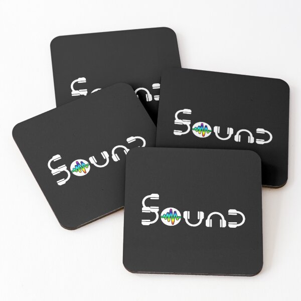 Item preview, SOUND LOGO white - DJ - PRODUCER - SOUND ENGINEER designed and sold by KoolDsignsMUSIC.