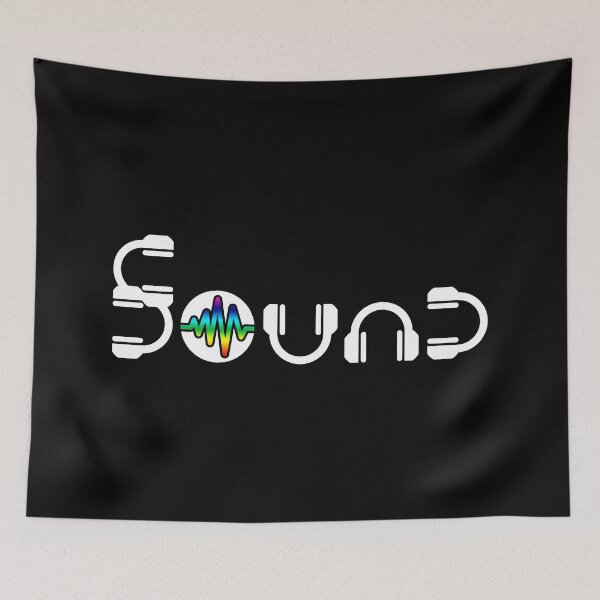 Item preview, SOUND LOGO white - DJ - PRODUCER - SOUND ENGINEER designed and sold by KoolDsignsMUSIC.