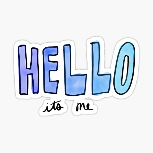 Hello Its Me Oi Gente Sticker - Hello Its Me Oi Gente Hi People