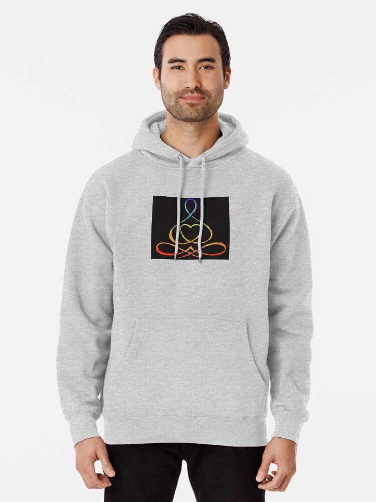 Karma, Peace, Serenity, Meditation, Love, Life Energy, Aura, Heart, Soul,  Yogi, Guru, Yoga, Namaste | Pullover Hoodie