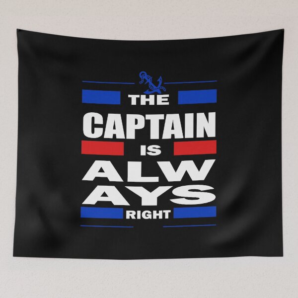 Item preview, The Captain Is Always Right , And i am the captain , funny gift for  boating lover designed and sold by YLartist.