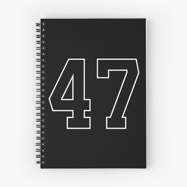 Item preview, Black Number 47 lucky sports jersey forty seven designed and sold by HeavyStyle.