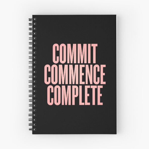Item preview, Commit, commence, complete v.3 designed and sold by x1brett.