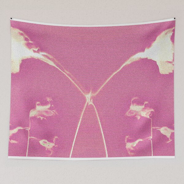 Item preview, Ethereal Vaporwave Glitch Art Florals Red designed and sold by BioDigital-Jazz.