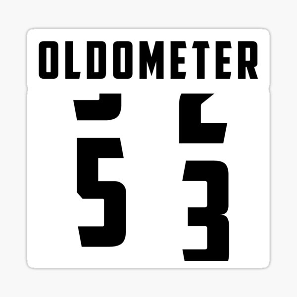 Vista previa del artículo con la obra «Contador oldómetro número 53 cumpleaños», diseñado y vendido por HeavyStyle.