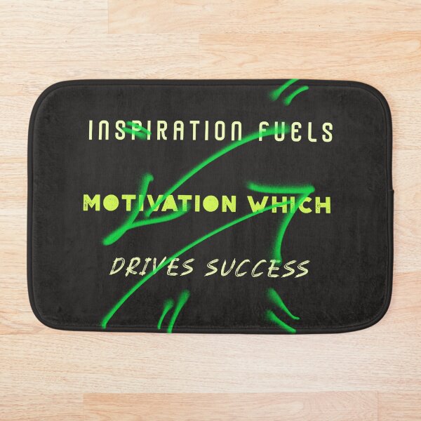 Item preview, Inspiration Fuels Motivation Which Drives Success - Powerful Insightful Quotes designed and sold by Cerkis.