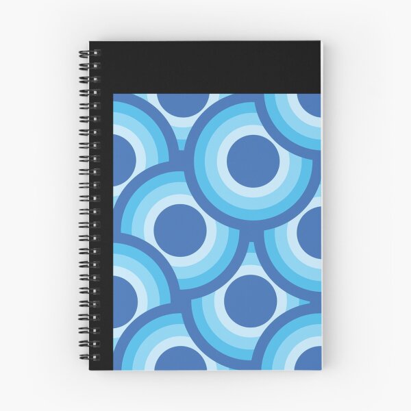 Item preview, Disco Retro 70s 80s pattern blue designed and sold by Draculaura2009.