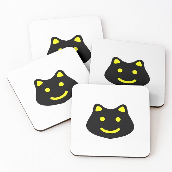 Item preview, Black cat with smile designed and sold by Đorđe Jović.
