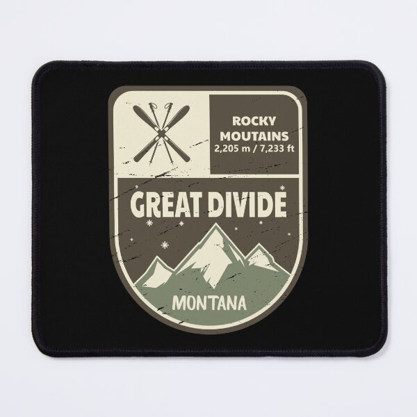 Item preview, Great Divide Rocky Mountains Montana designed and sold by KrisSidDesigns.