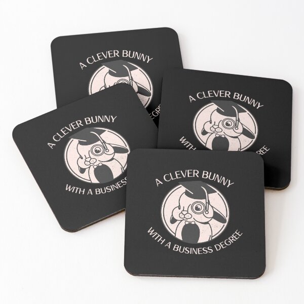 Item preview, Clever Bunny With a Business Degree - University Graduation - Graduatees designed and sold by GraduaTees.