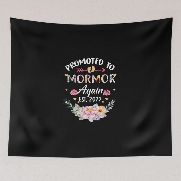 Item preview, Promoted To Mormor Again 2022 Flower Grandma Announce designed and sold by RobertVandivier.