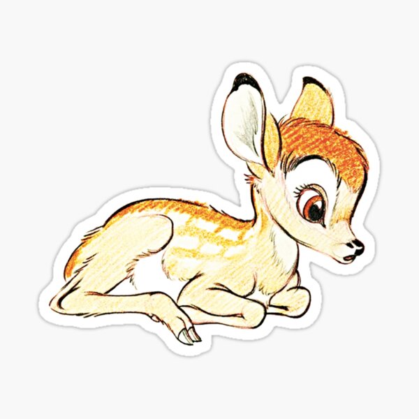 Artikel-Vorschau von Baby-Bambi-Skizze, Bambi, designt und verkauft von 2BeesKnees.