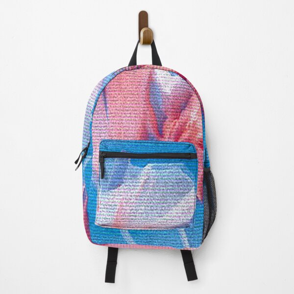 Item preview, Ethereal Vaporwave Glitch Art Florals Blue and Pink designed and sold by BioDigital-Jazz.