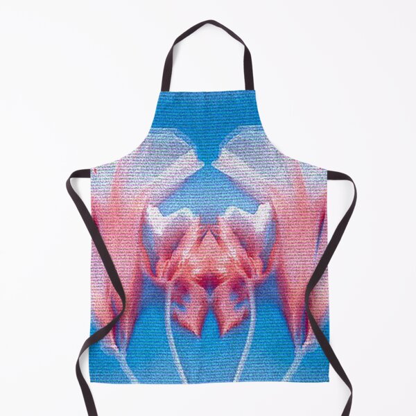 Item preview, Ethereal Vaporwave Glitch Art Florals Blue and Pink designed and sold by BioDigital-Jazz.