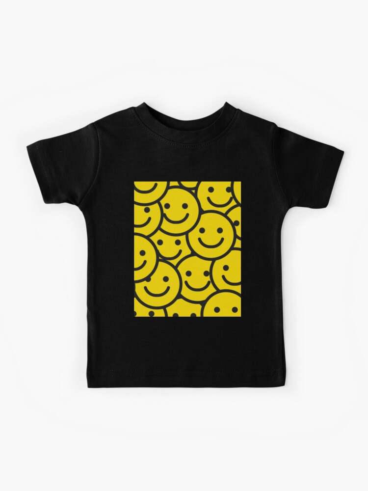 Smiley face happy face pattern yellow Smile seventies eighties 70s ...