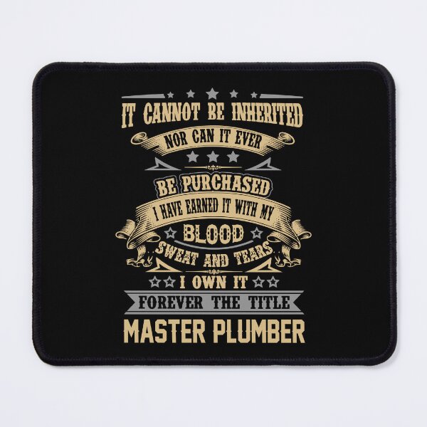 Item preview, Master Plumber T Shirt - Forever The Title Job Gift Item Tee designed and sold by celiagomez456.